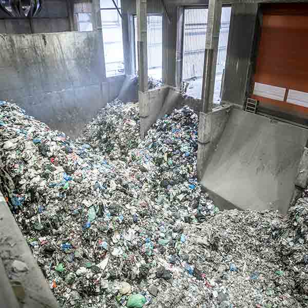 garbage on floor