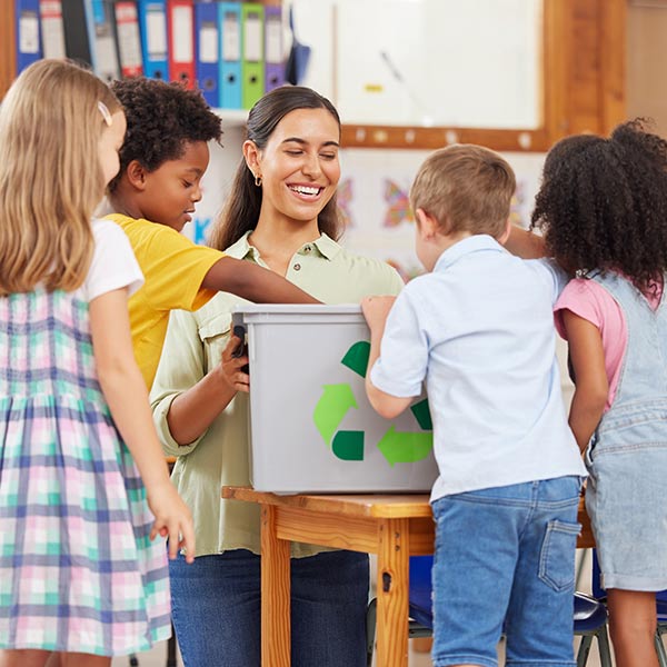 children playing and not studuing