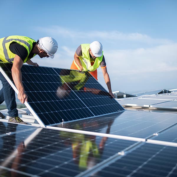 clamps of solar panel