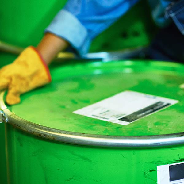 drum of green color